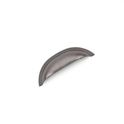 Windsor Shell Handle, 64mm Centres - Pewter