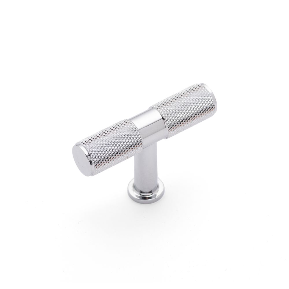 Fender Knurled T Knob, Solid Brass - Chrome