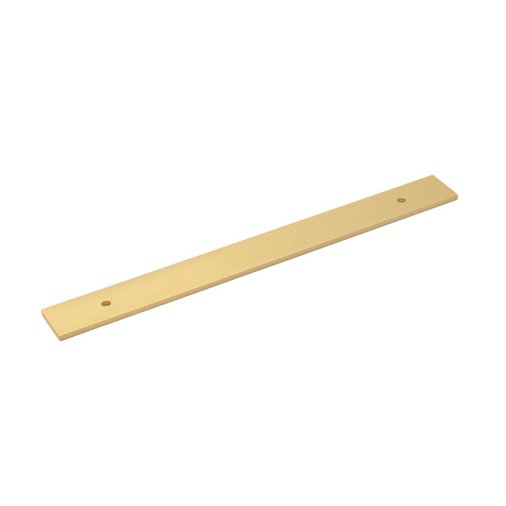 Fender Knurled / Linea Back Plate, 160mm Centres, Solid Brass - Satin Brass