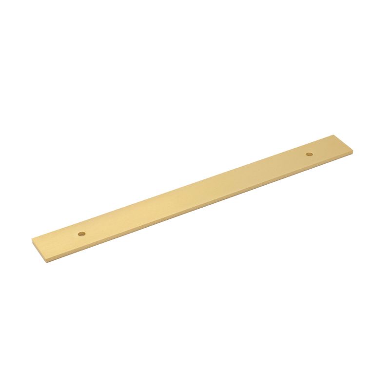 Fender Knurled / Linea Back Plate, 160mm Centres, Solid Brass - Satin Brass