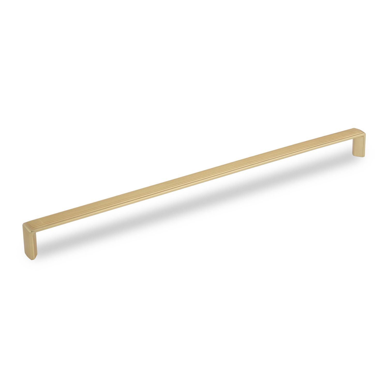 Linden D Handle, 320mm Centres - Satin Brass