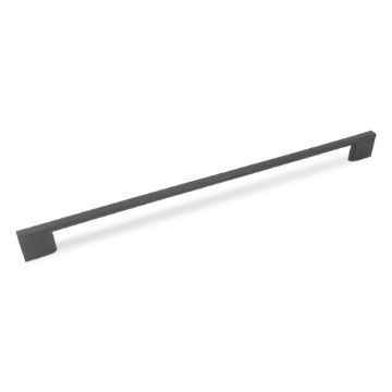 Slim Square D Handle, 320mm Centres - Antique Black