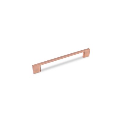 Slim Square D Handle, 160mm Centres - Antique Copper