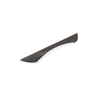 Scoop Pull Handle, 160mm Centres, Black Chrome - To Suit Scoop Routed Door