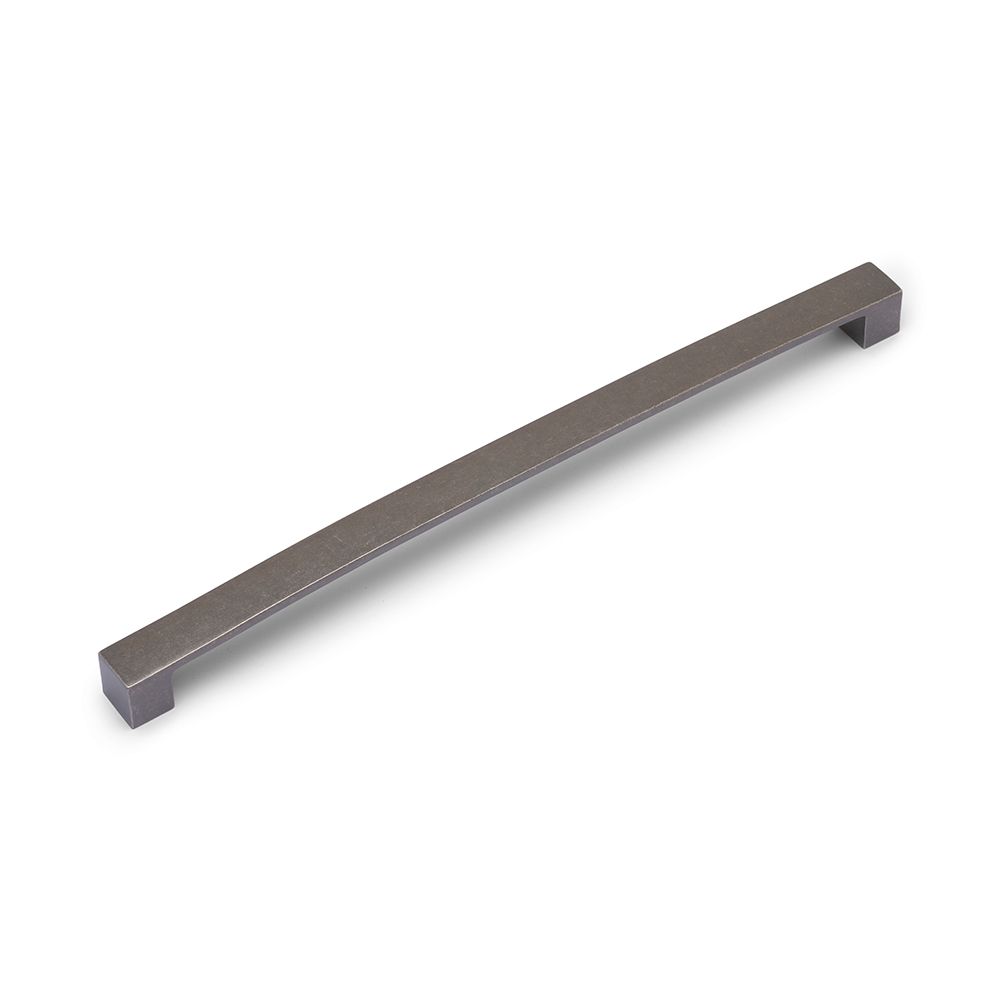 Block Bar D Handle, 320mm Centres - Pewter
