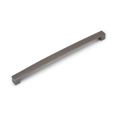 Block Bar D Handle, 320mm Centres - Pewter