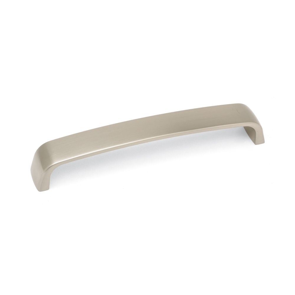 Trafalgar Round D Handle, 160mm Centres - Brushed Nickel