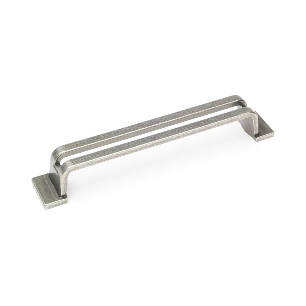 Cromwell Slit D Handle, 160mm Centres - Pewter