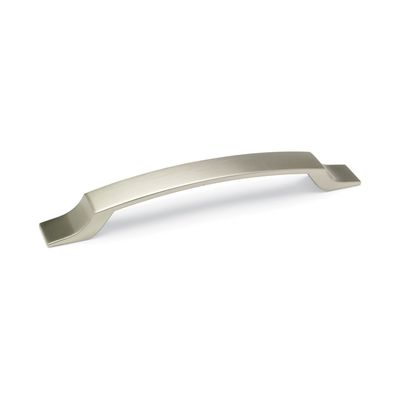 Finesse Strap Handle, 160mm Centres - Brushed Nickel