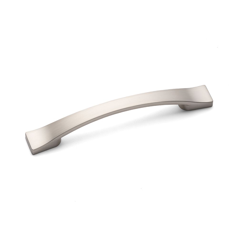 Hamilton Strap Handle, 128mm Centres - Brushed Nickel