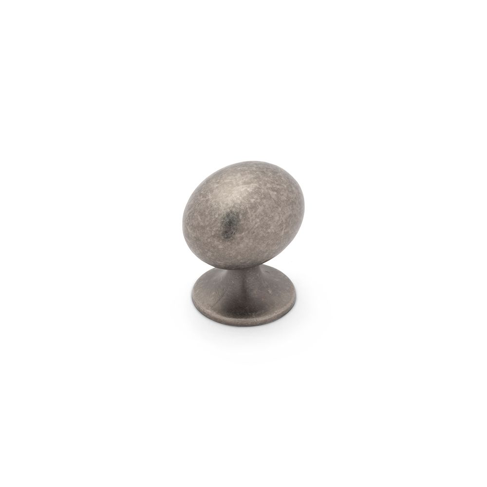 Camden Oval Knob - Pewter