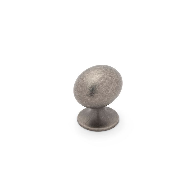 Camden Oval Knob - Pewter