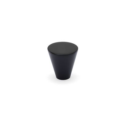 Deco Conical Knob, 26mm Diameter - Matt Black