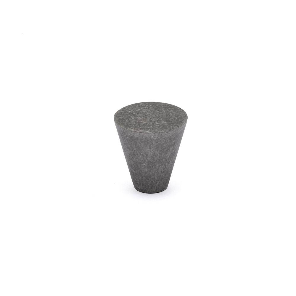 Deco Conical Knob, 26mm Diameter - Pewter