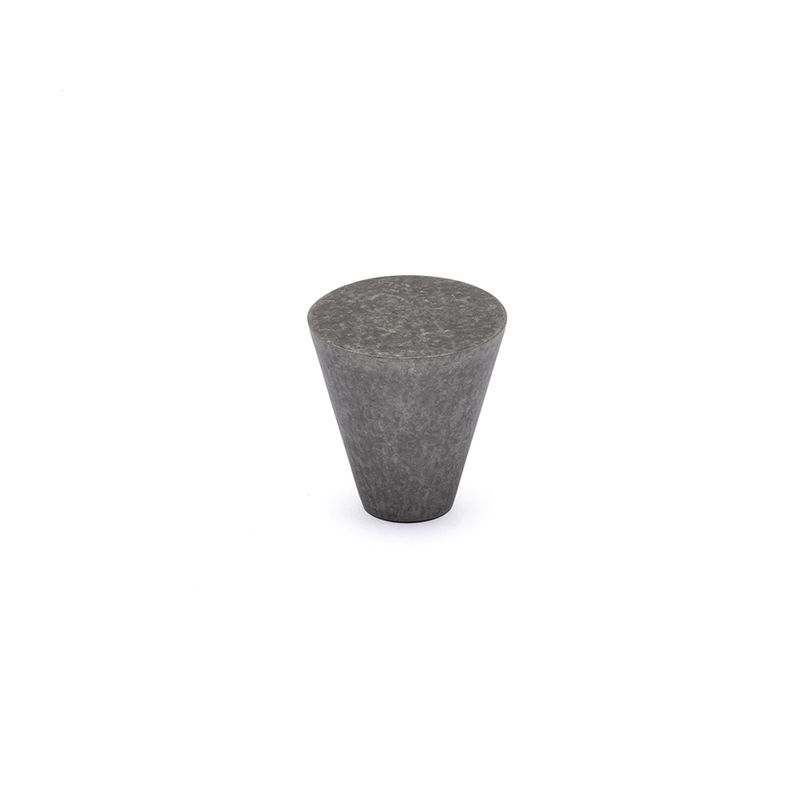 Deco Conical Knob, 26mm Diameter - Pewter