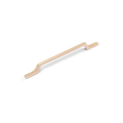 Lisse Strap Handle, 160mm Centres - Champagne Gold