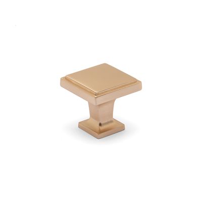 Ines Square Knob - Champagne Gold