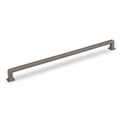 Ines D Handle, 320mm Centres - Antique Brass