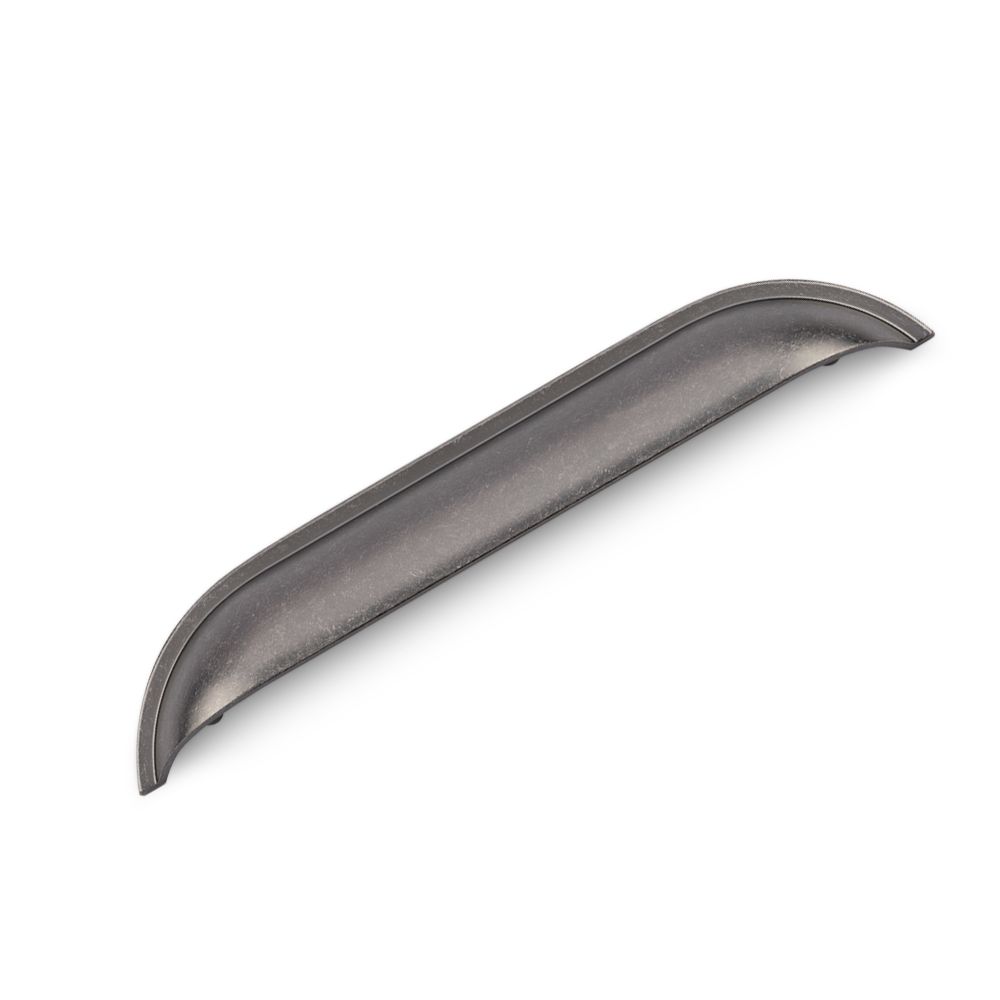 Windsor Shell Handle, 160mm Centres - Pewter