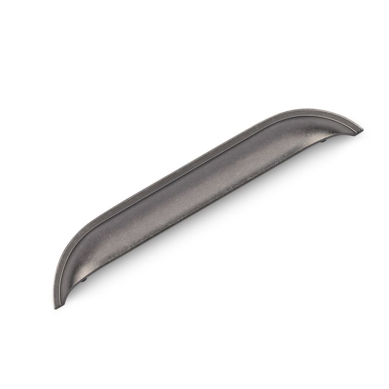 Windsor Shell Handle, 160mm Centres - Pewter