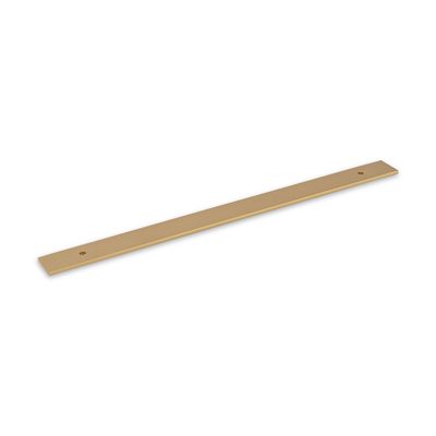 Fender Knurled / Linea Back Plate, 224mm Centres, Solid Brass - Satin Brass