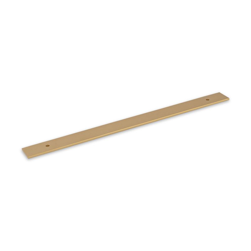 Fender Knurled / Linea Back Plate, 224mm Centres, Solid Brass - Satin Brass