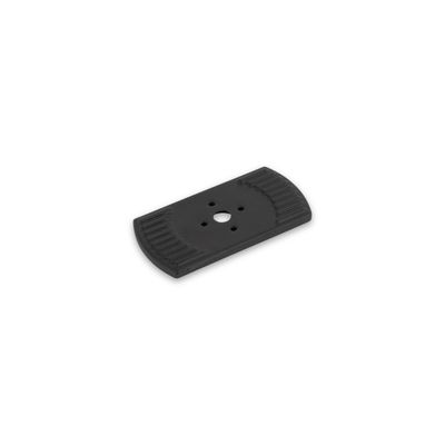Linden Back Plate, Short, 50mm Long - Matt Black