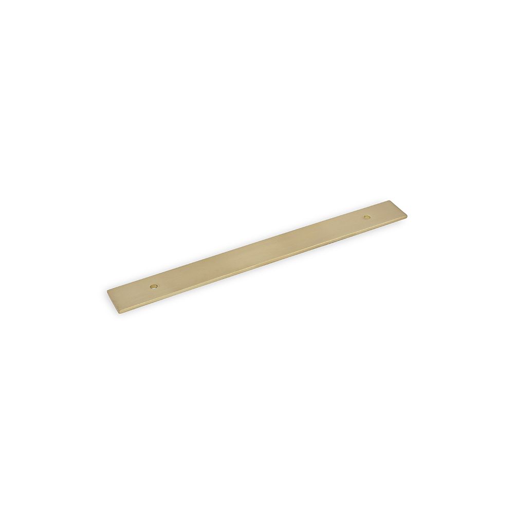 Universal Back Plate, 160mm Centres - Satin Brass