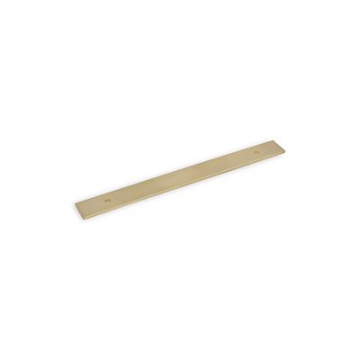 Universal Back Plate, 160mm Centres - Satin Brass