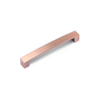 Block Bar D Handle, 160mm Centres - Antique Copper
