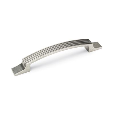 Cromwell Strap Handle, 128mm Centres - Pewter
