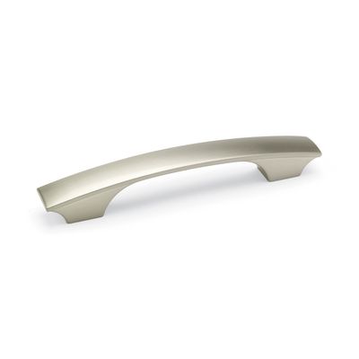 Finesse Bridge Handle, 128mm Centres - Brushed Nickel
