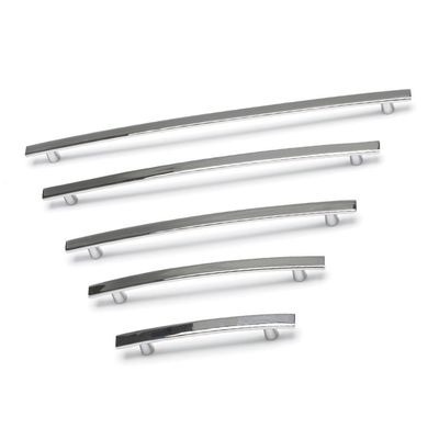 Flat Curve Bow Handle, 296mm Centres - Chrome