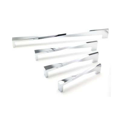 Twist D Handle, 192mm Centres - Chrome