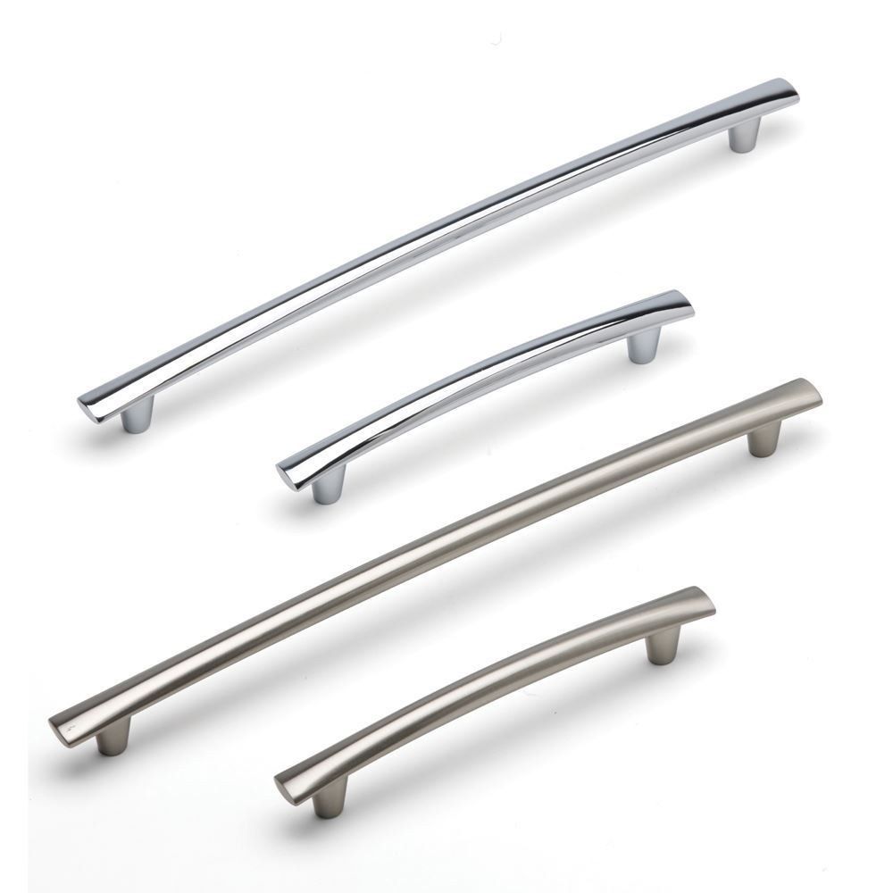 Bow T Bar Handle, 160mm - Chrome