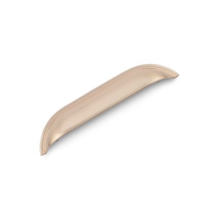 Windsor Shell Handle, 128mm Centres - Champagne Gold