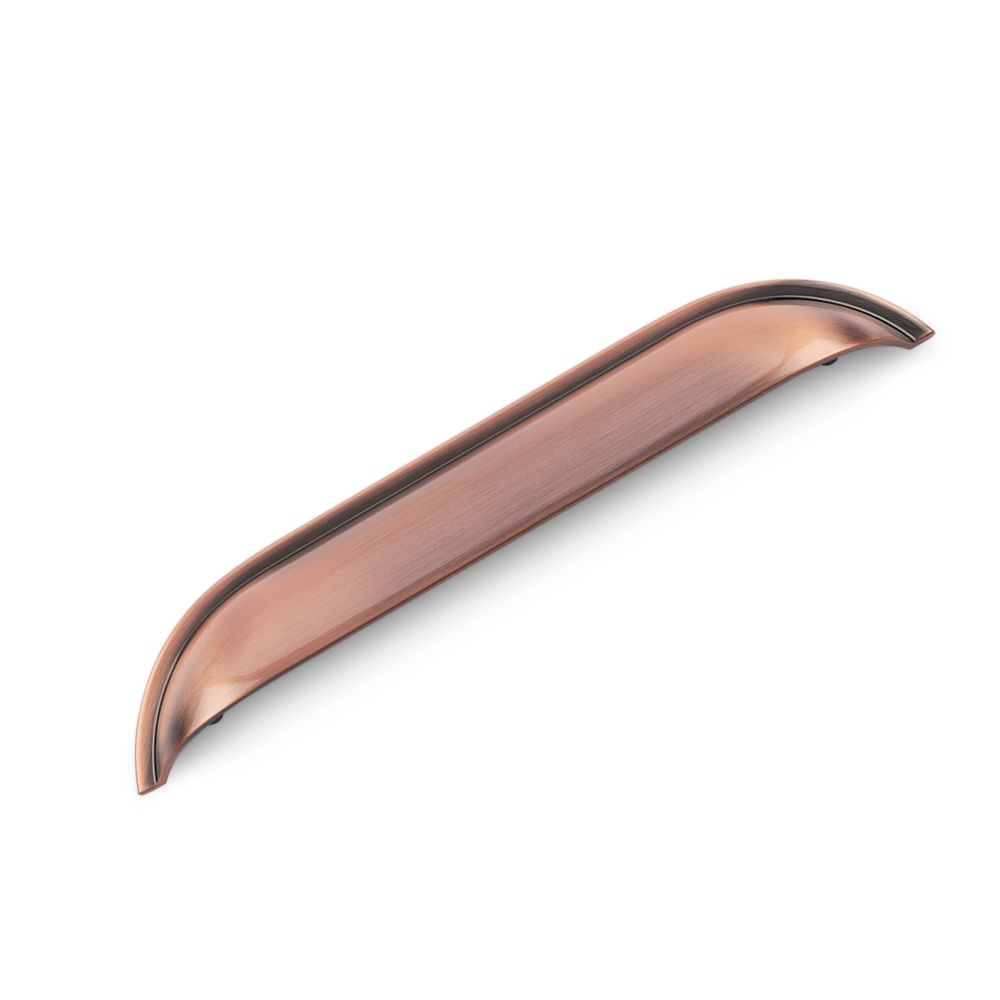 Windsor Shell Handle, 160mm Centres - Antique Copper