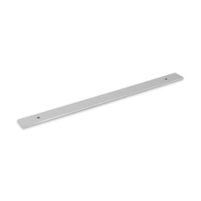 Fender Knurled / Linea Back Plate, 224mm Centres, Solid Brass - Chrome