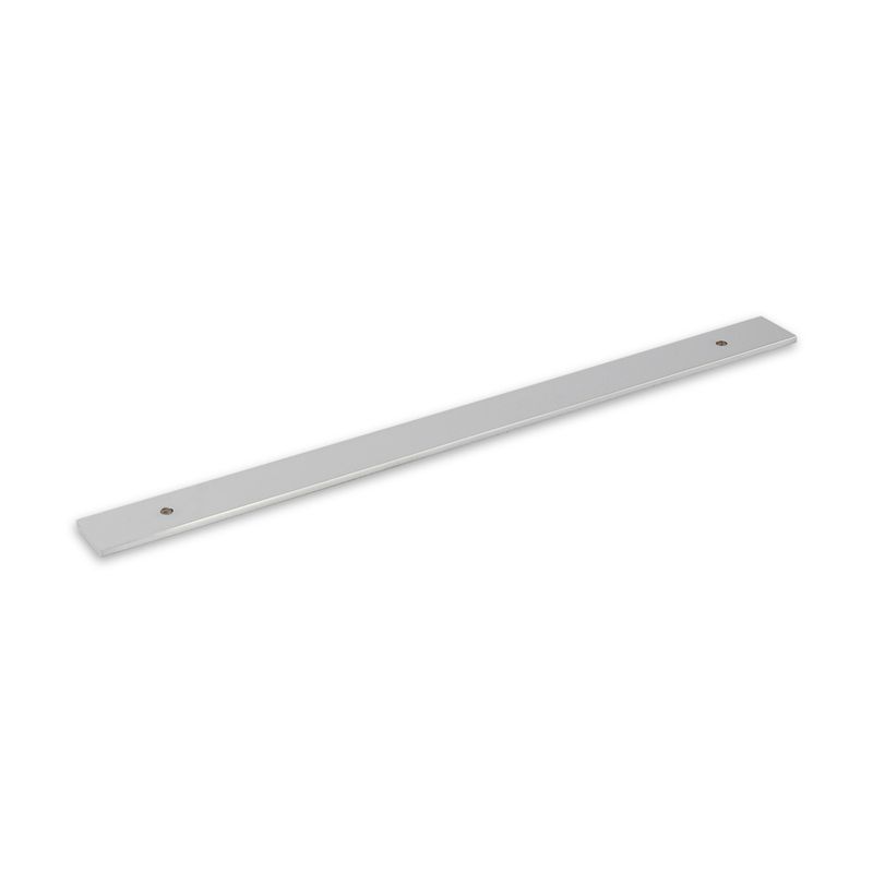 Fender Knurled / Linea Back Plate, 224mm Centres, Solid Brass - Chrome