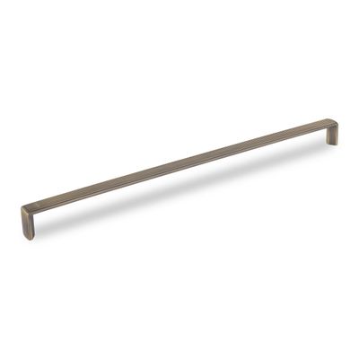 Linden D Handle, 320mm Centres - Antique Brass