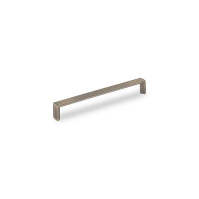 Linden D Handle, 160mm Centres - Antique Brass