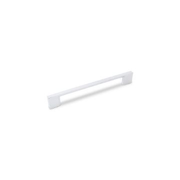 Slim Square D Handle, 160mm Centres - Chrome