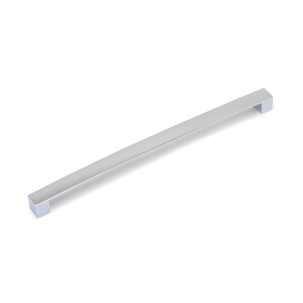 Block Bar D Handle, 320mm Centres - Chrome