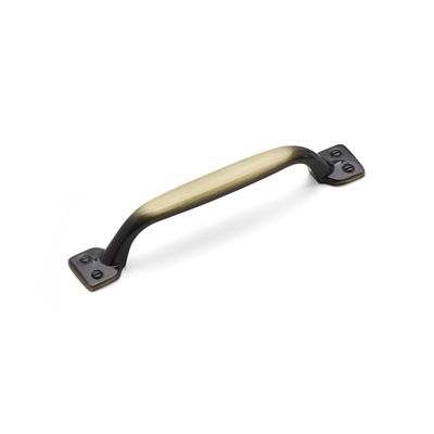Shaker D Handle, 96mm Centres - Antique
