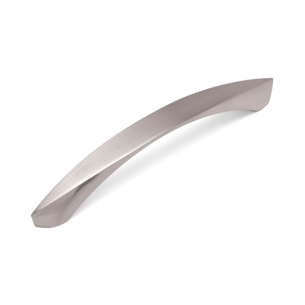 Trafalgar Bow Handle, 128mm Centres - Brushed Nickel