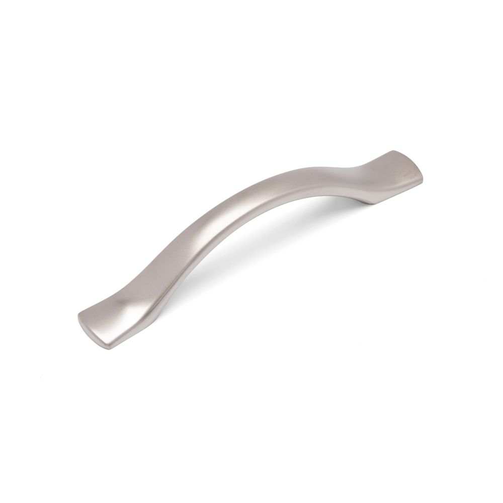 Tapered Strap Strap Handle, 96mm Centres - Satin Nickel