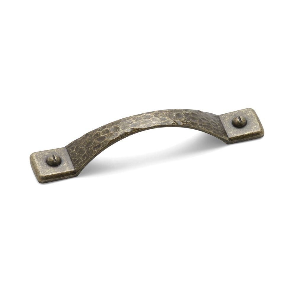 Mottled D Handle, 128mm Centres - Antique