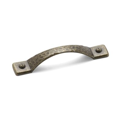Mottled D Handle, 128mm Centres - Antique