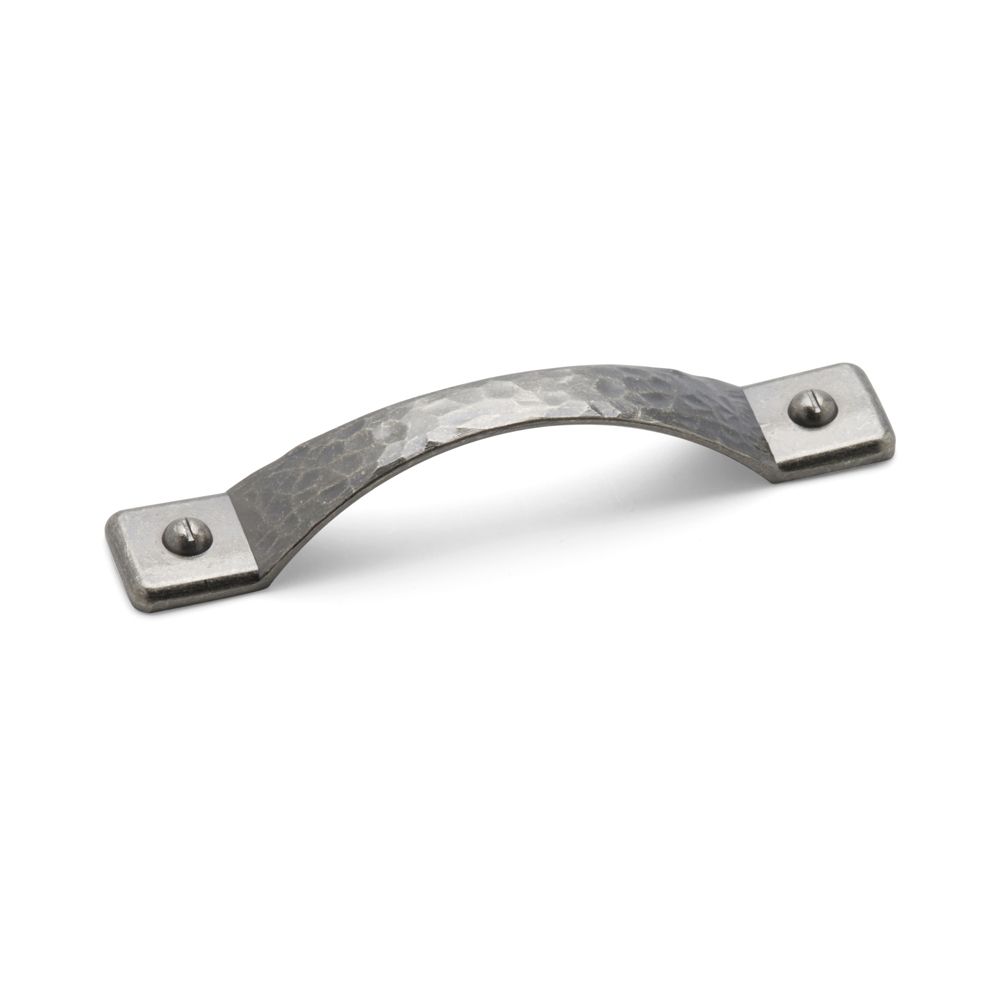 Mottled D Handle, 128mm Centres - Pewter
