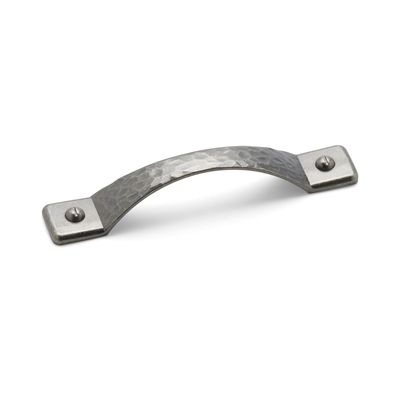 Mottled D Handle, 128mm Centres - Pewter